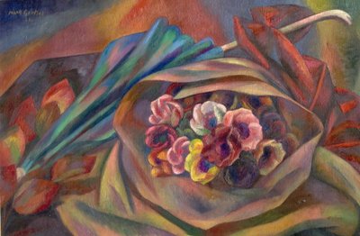 Bouquet and Sunshade by Mark Gertler
